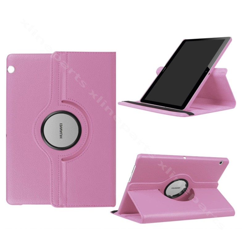 Чехол для планшета Rotate Huawei MediaPad T3 10 9,6 дюйма, розовый