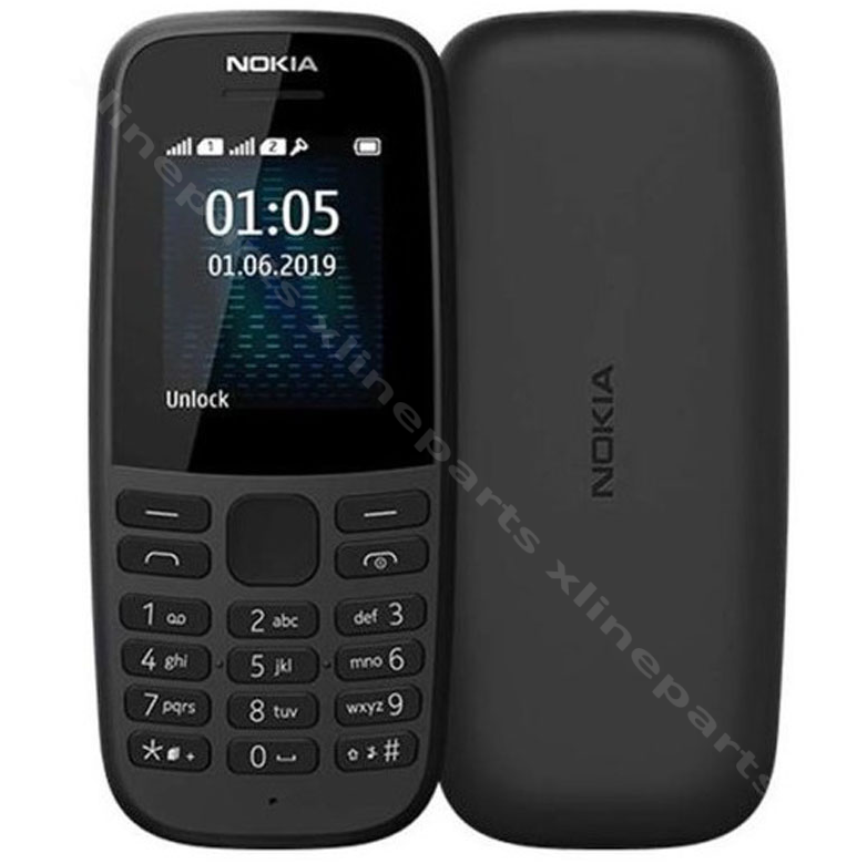 Мобильный Nokia 105 черный AR