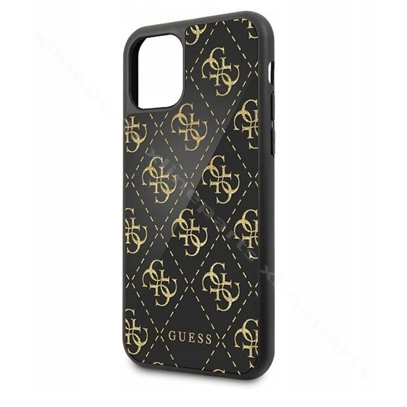 Back Case Guess 4G Double Layer Glitter Apple iPhone 11 Pro black