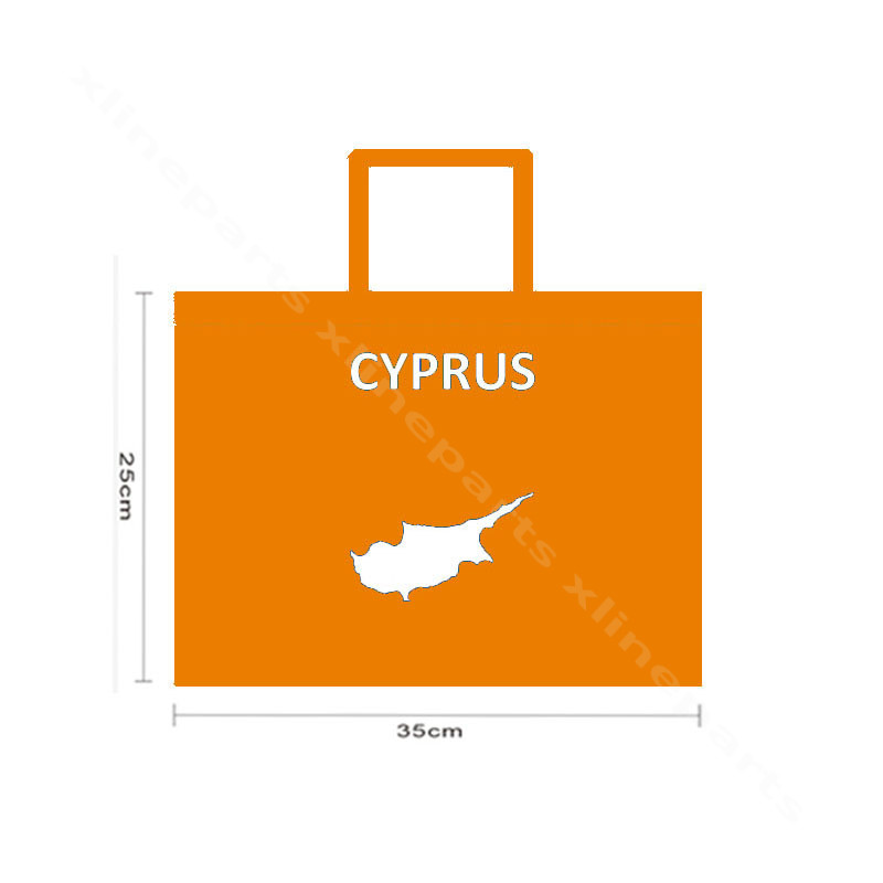 Shopping Bag Cyprus 25*35*10cm orange