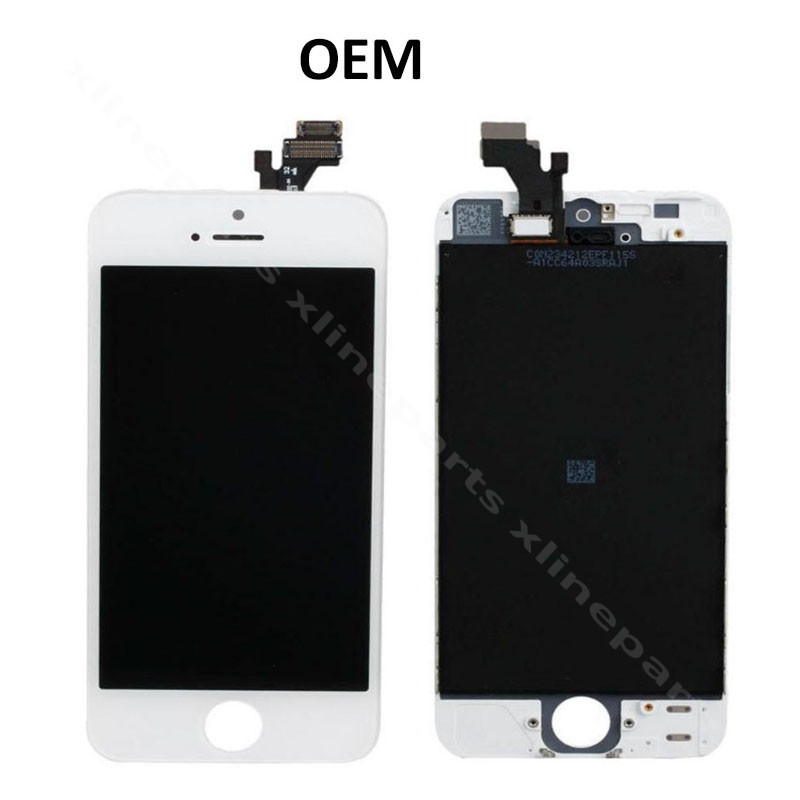 Полный ЖК-дисплей Apple iPhone 5G белого цвета OEM