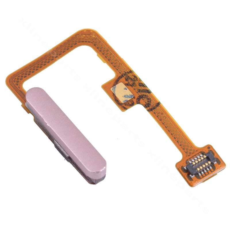 Flex Cable αισθητήρας δακτυλικών αποτυπωμάτων με κουμπί λειτουργίας Xiaomi Mi 11 Lite/Mi 11 Lite 5G/11 Lite 5G NE peach
