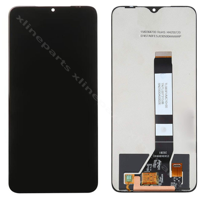 ЖК-дисплей в сборе Xiaomi Poco M3 черный OCG