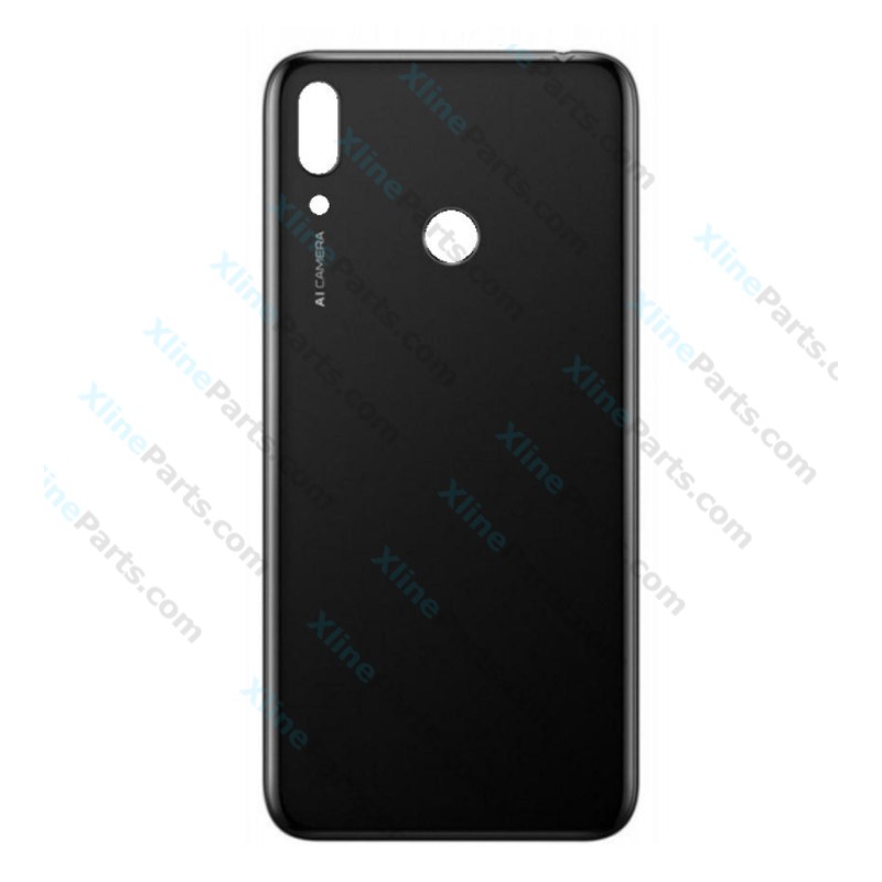 Задняя крышка аккумуляторного отсека Huawei Y7 (2019) черная
