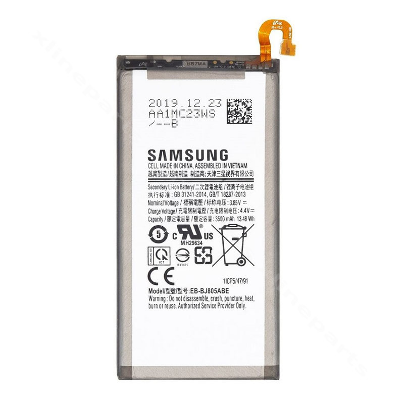Аккумулятор Samsung A6 Plus (2018) A605 3500 мАч OEM