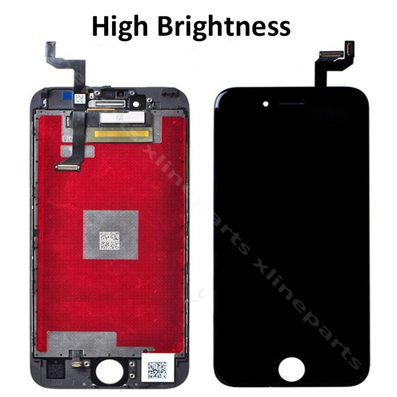 Πλήρης LCD Apple iPhone 6G Plus μαύρο Υψηλή φωτεινότητα