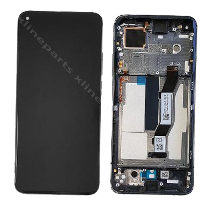 Πλήρες πλαίσιο LCD Xiaomi Mi 10T/ 10T Pro μαύρο (Πρωτότυπο)