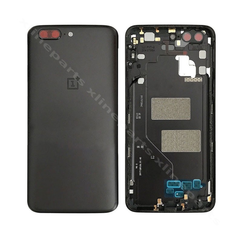 Задняя крышка аккумуляторного отсека OnePlus 5 черная