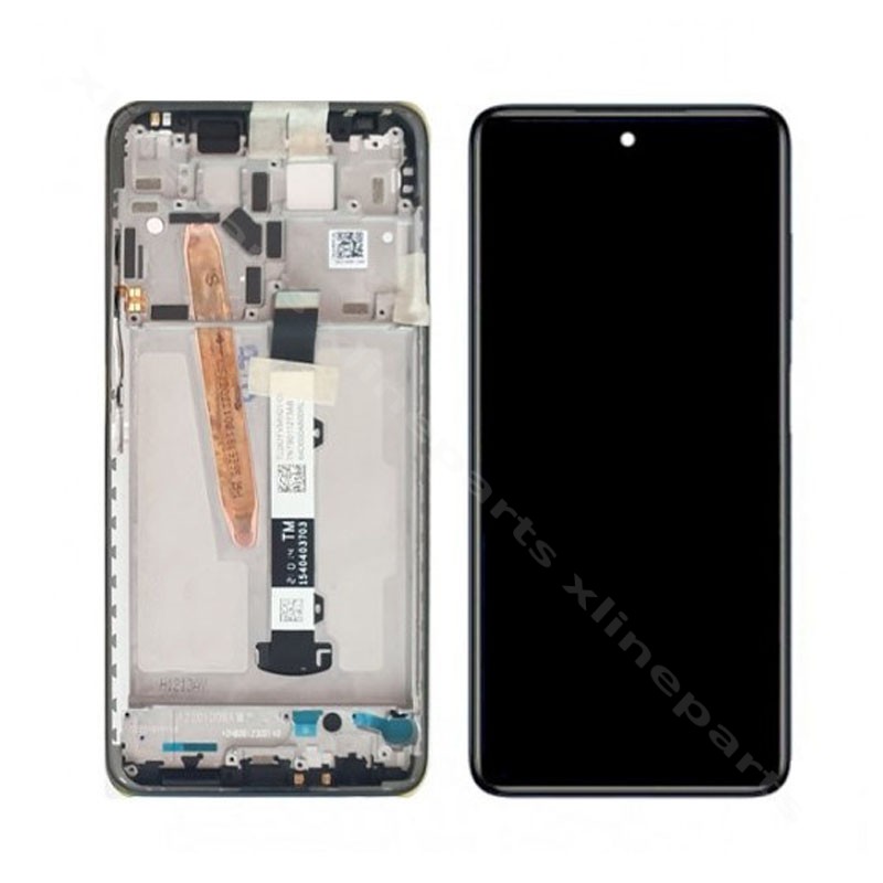 Πλήρες πλαίσιο LCD Xiaomi Poco X3 Pro μαύρο (Πρωτότυπο)