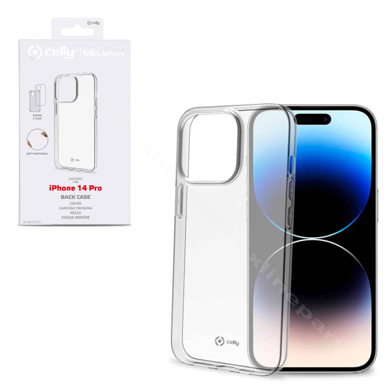 Πίσω θήκη TPU Celly Apple iPhone 14 Pro καθαρή