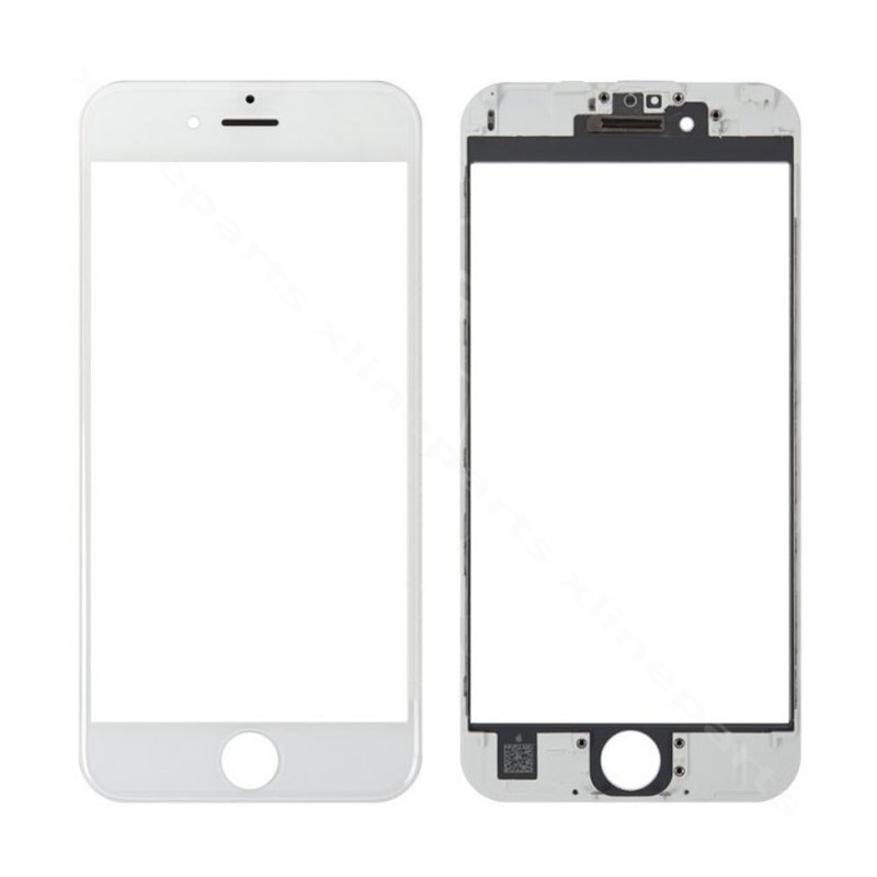 Μπροστινή γυάλινη οθόνη Apple iPhone 6S λευκή