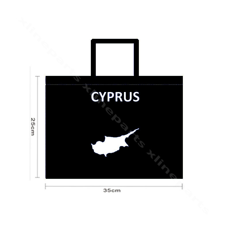 Shopping Bag Cyprus 25*35*10cm black