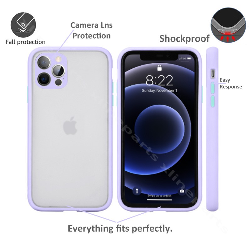 Back Case Shade Apple iPhone 12 Pro Max purple