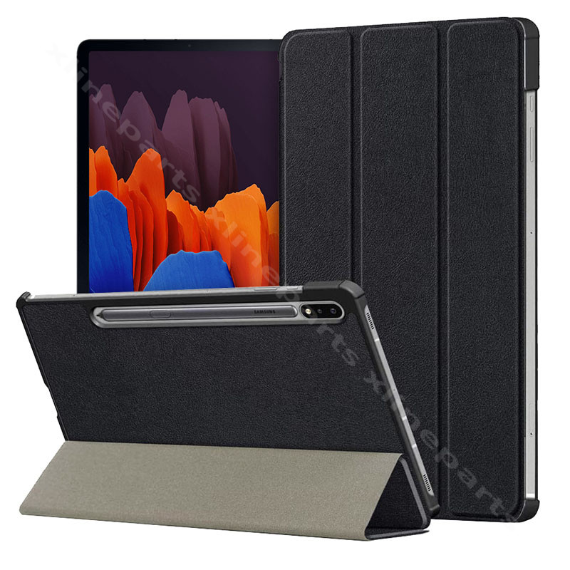 Чехол для планшета Samsung Tab S8 11 дюймов X700, складывающийся втрое, черный