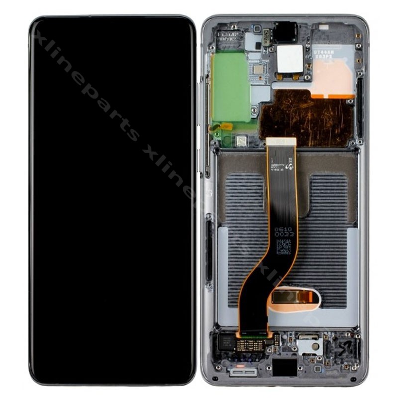 ЖК-дисплей в полной рамке Samsung S20 Plus G985/ G986 космический серый (оригинал)