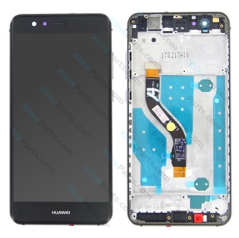LCD Complete Frame Huawei P10 Lite black OCG