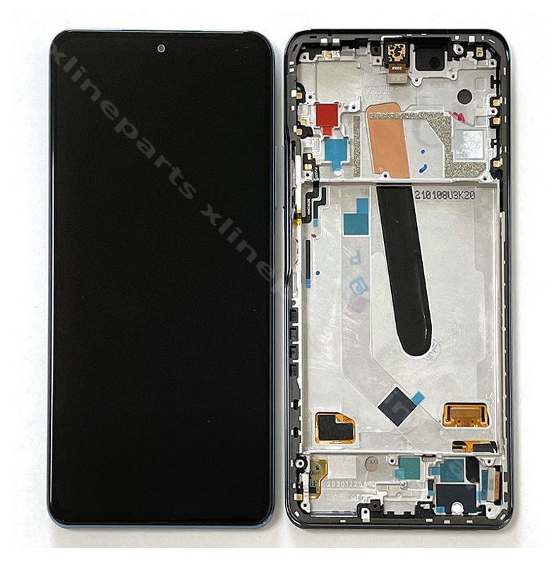 ЖК-дисплей в полной рамке Xiaomi Poco F3/ Mi 11i/ Mi 11X Pro, черный OLED