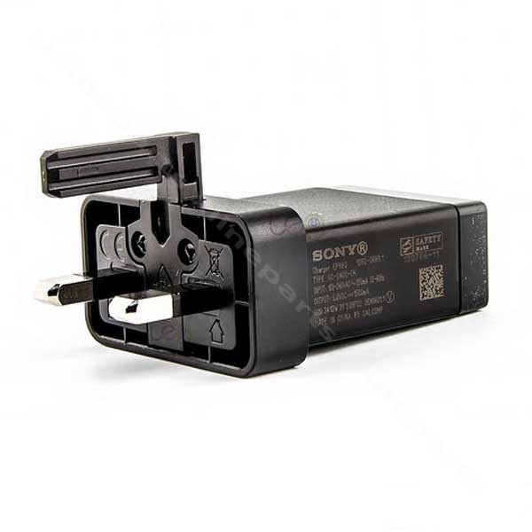 Зарядное устройство USB Sony EP880 7.5W UK чёрное оптом