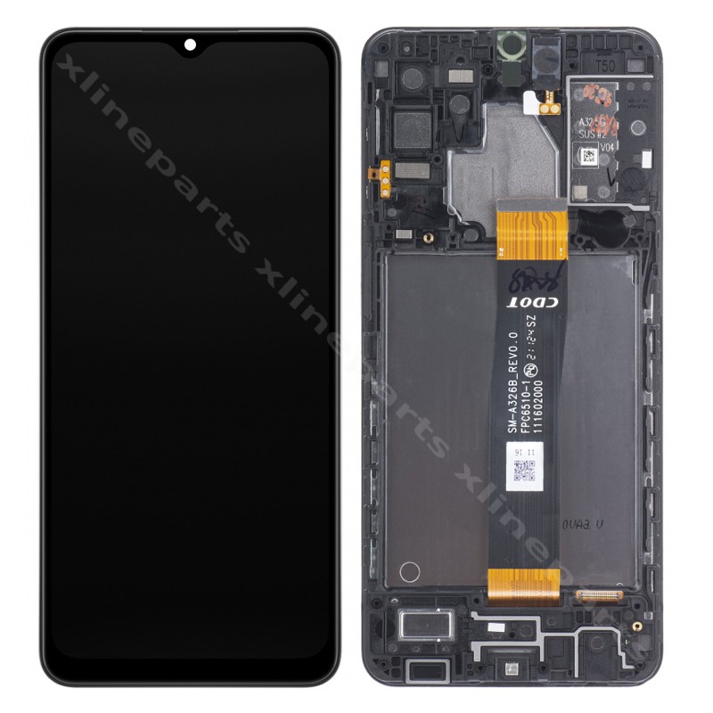 Πλήρες πλαίσιο LCD Samsung A32 5G A326 μαύρο (Πρωτότυπο)