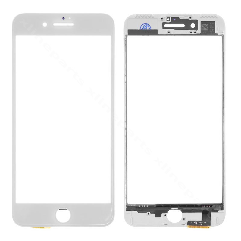 Μπροστινή γυάλινη οθόνη Apple iPhone 7 Plus λευκή