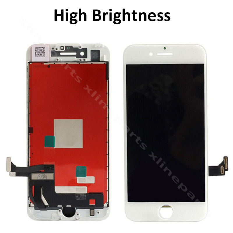 Πλήρης LCD Apple iPhone 8/ SE (2020) λευκό Υψηλή φωτεινότητα