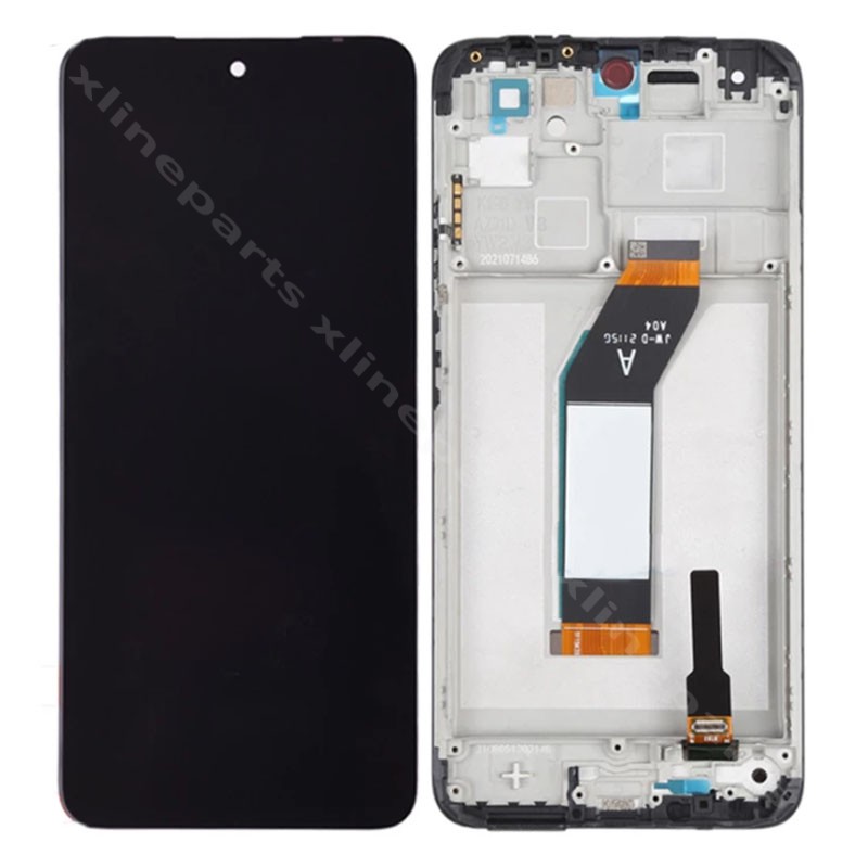 Πλήρες πλαίσιο LCD Xiaomi Redmi 10 μαύρο OCG