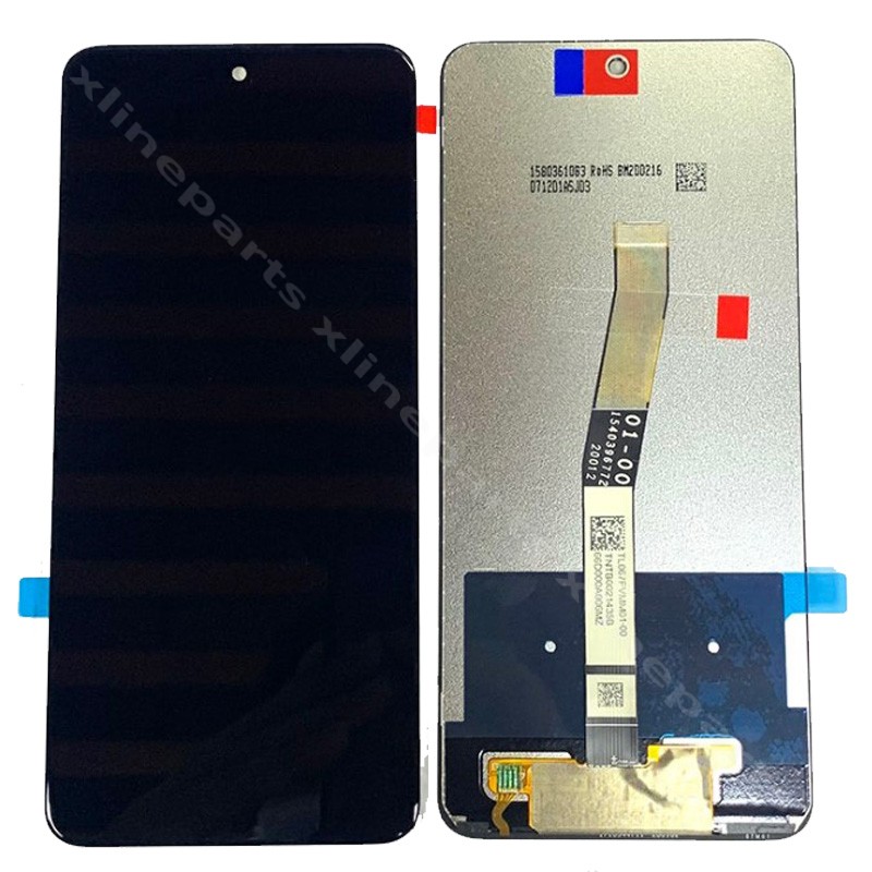 ЖК-дисплей в сборе для Xiaomi Redmi Note 9S/ 9 Pro/ 9 Pro Max/ 10 Lite/ Poco M2 Pro, черный* (оригинал)