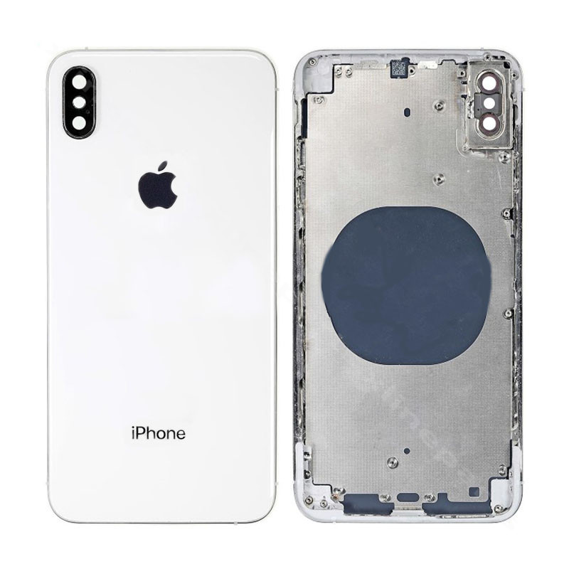 Back Battery and Middle Cover Apple iPhone X silver