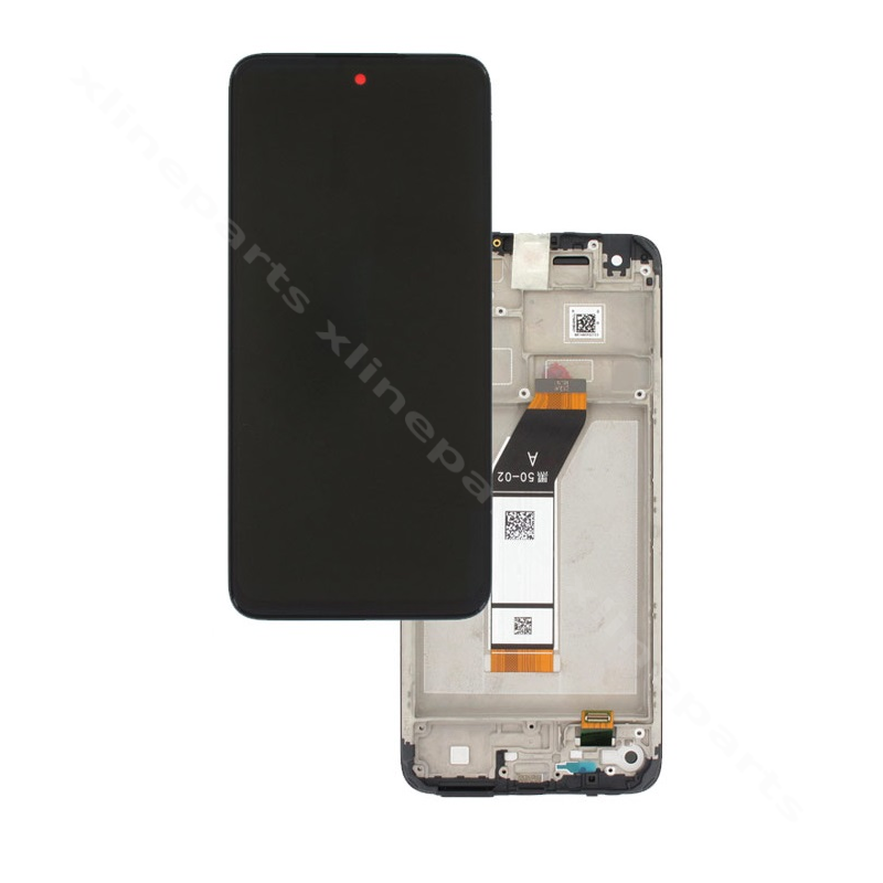 LCD Complete Frame Xiaomi Redmi 10A black (Original)