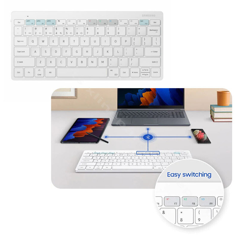Keyboard Wireless Samsung Trio white