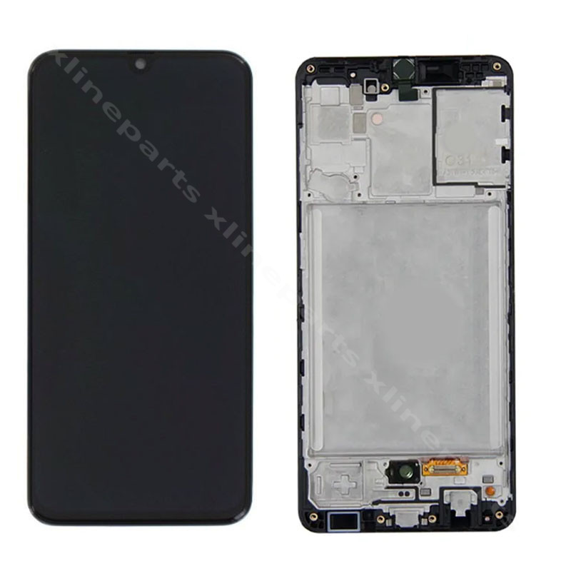 ЖК-дисплей в полной рамке Samsung A31 A315 черный (оригинал)