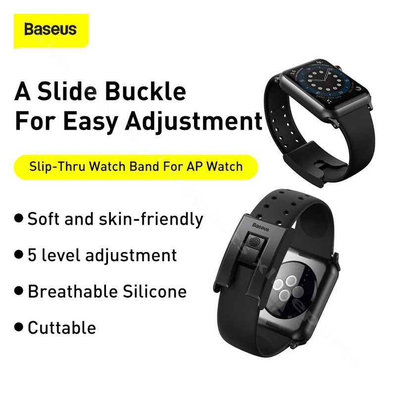 Ремешок Baseus для Apple Watch 41/40/38 мм, черный