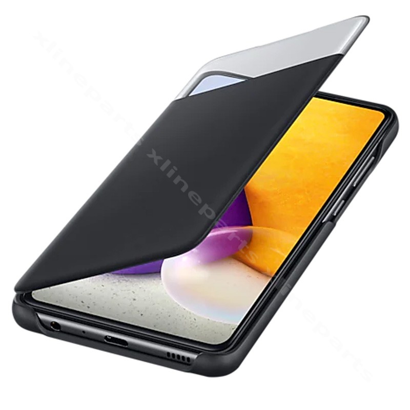 Флип-кейс Smart View Wallet Samsung A72 4G A725 черный (Оригинал)