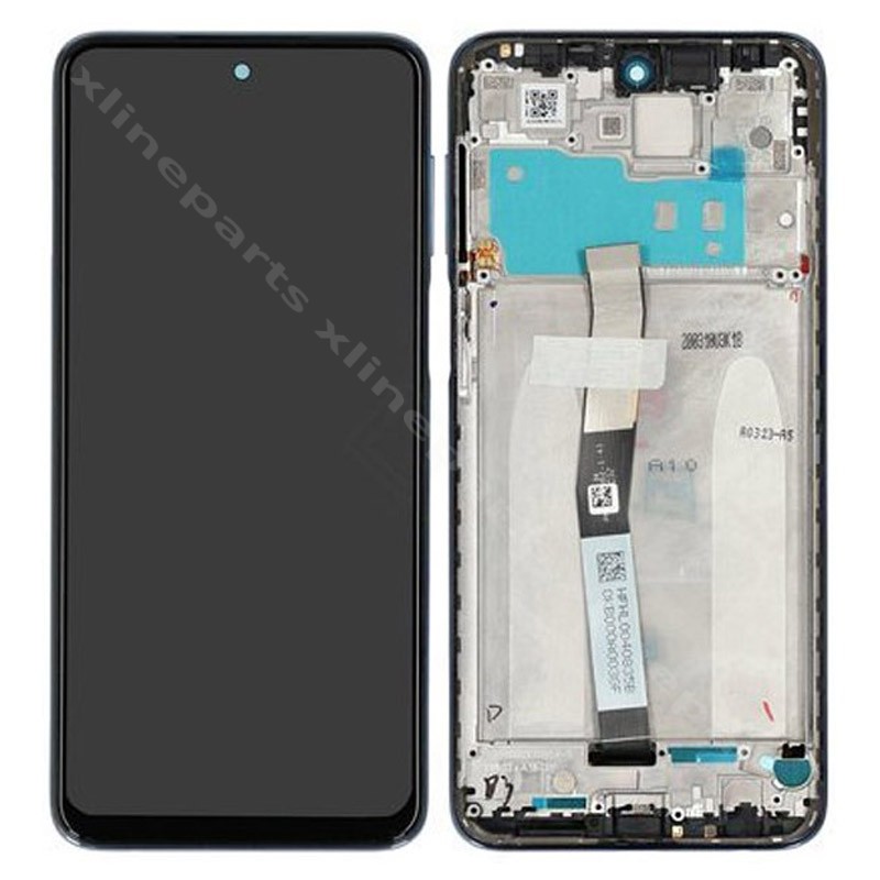 Πλήρες πλαίσιο LCD Xiaomi Redmi Note 9S/ Note 9 Pro διαστρικό γκρι (Πρωτότυπο)