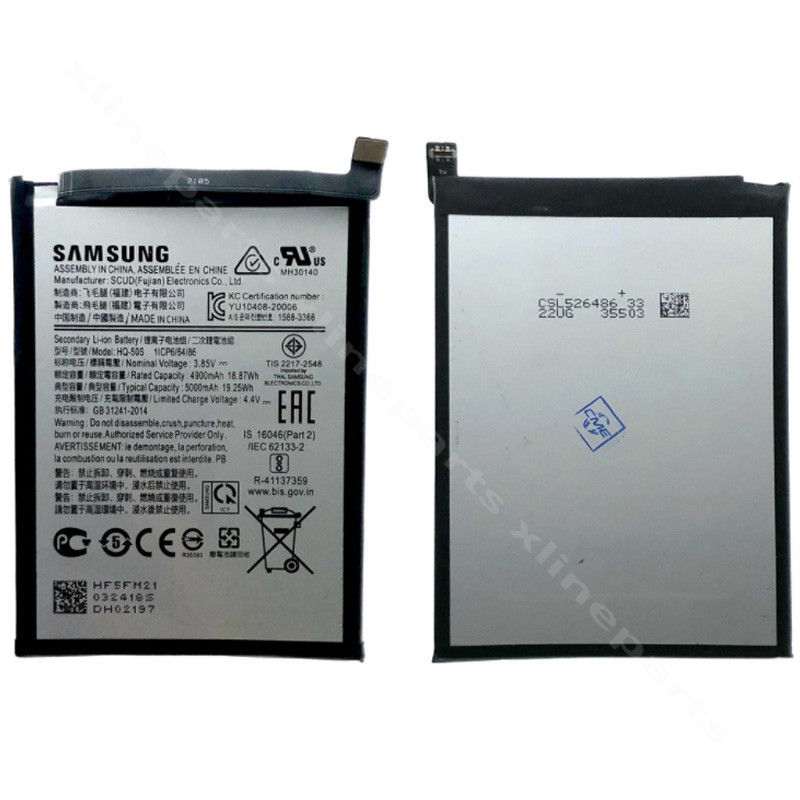 Аккумулятор Samsung A02s A025/A03s A037 5000 мАч OEM