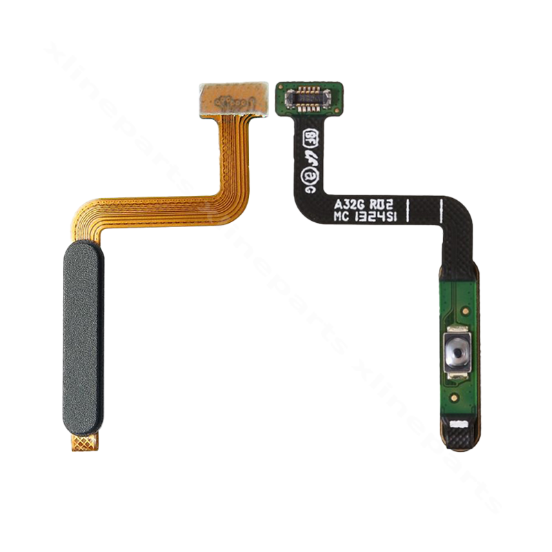 Flex Power Button Complete Fingerprint Sensor Samsung A32 5G A326 black OEM