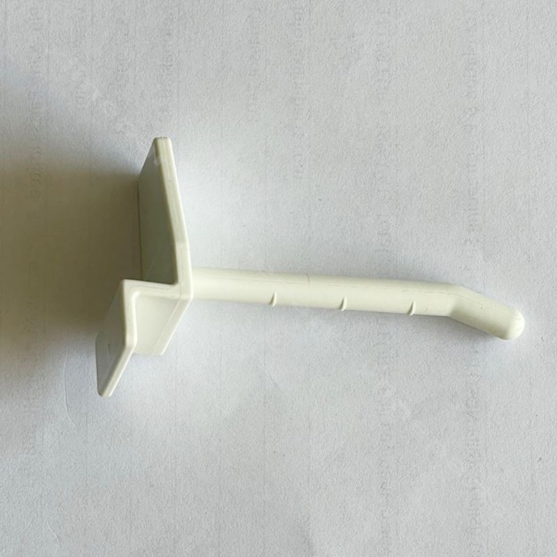 Punched Plastic Hook Shelf 6.0cm white
