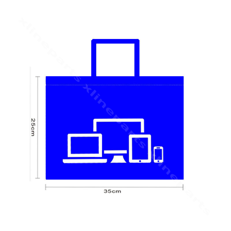 Shopping Bag Mobile 25*35*10cm blue