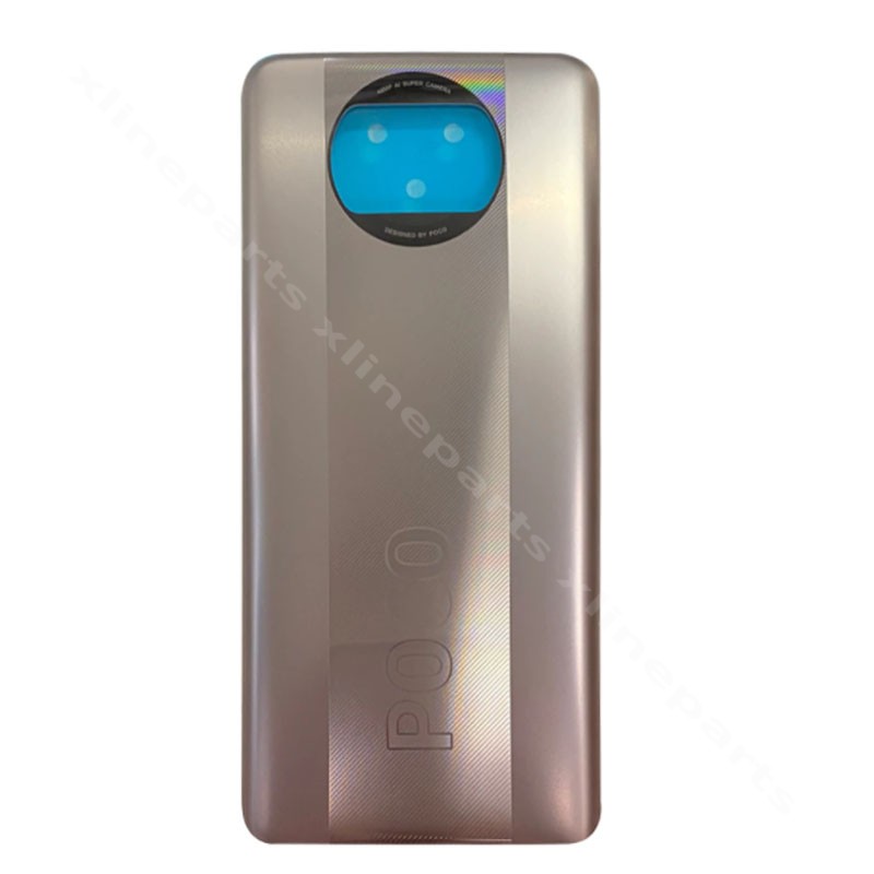 Back Battery Cover Xiaomi Poco X3 Pro bronze OEM