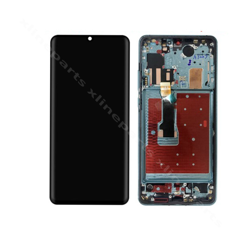LCD Complete Frame Huawei P30 Pro aurora blue OLED