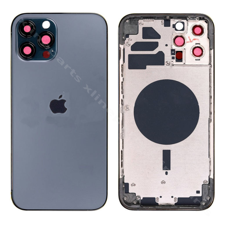 Задняя батарея и средняя крышка Apple iPhone 12 Pro Max синий