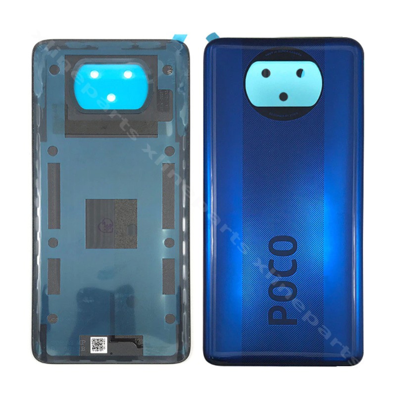 Back Battery Cover Xiaomi Poco X3 Pro blue