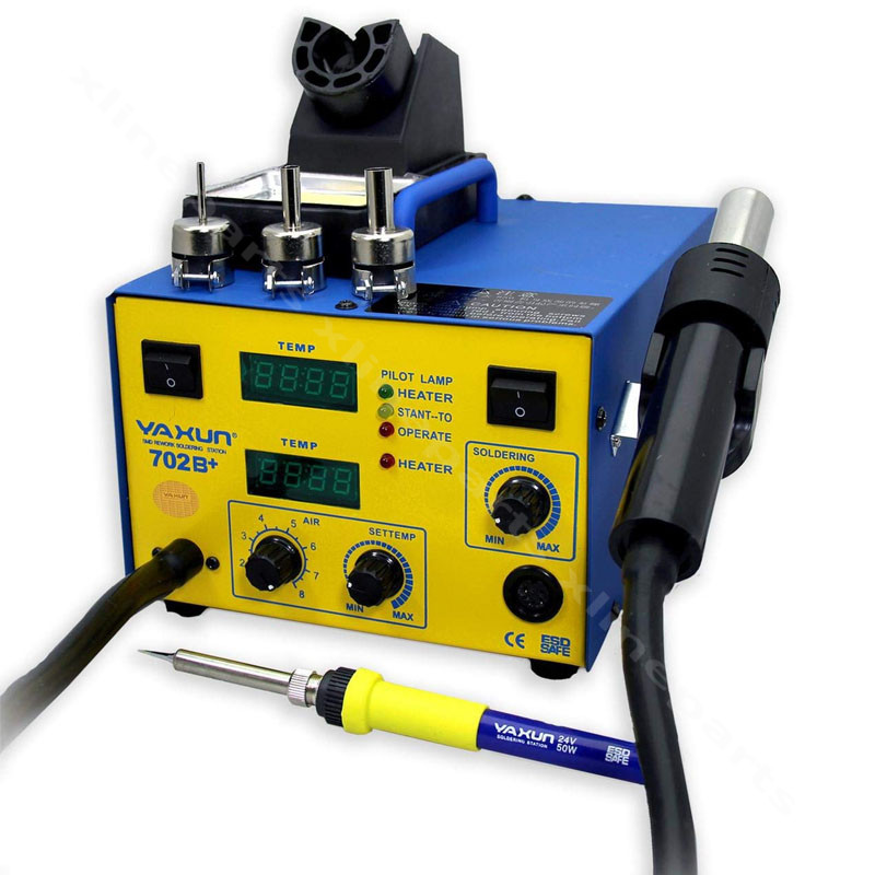 Hot Air Station with Soldering Iron YAXUN VX702 220V UK