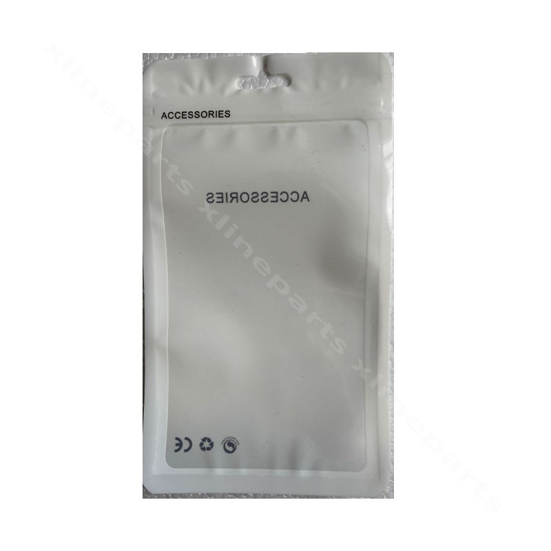Clear Plastic Zip Bag CE for Package 11*17cm white