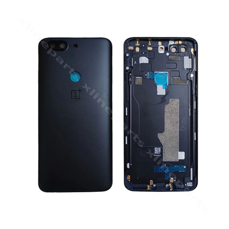 Задняя крышка аккумуляторного отсека OnePlus 5T черная