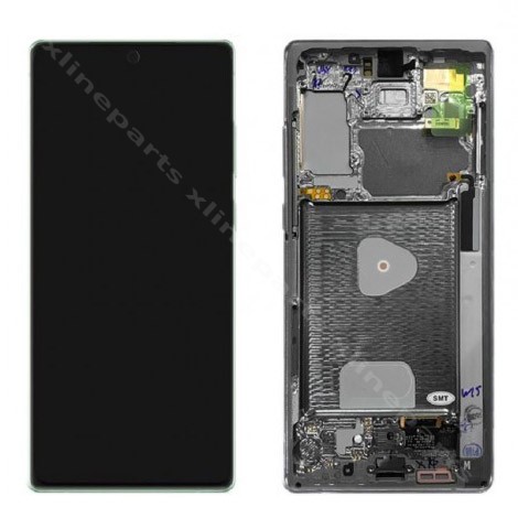 ЖК-дисплей в полной рамке Samsung Note 20 N980/ N981 серый - (Оригинал)