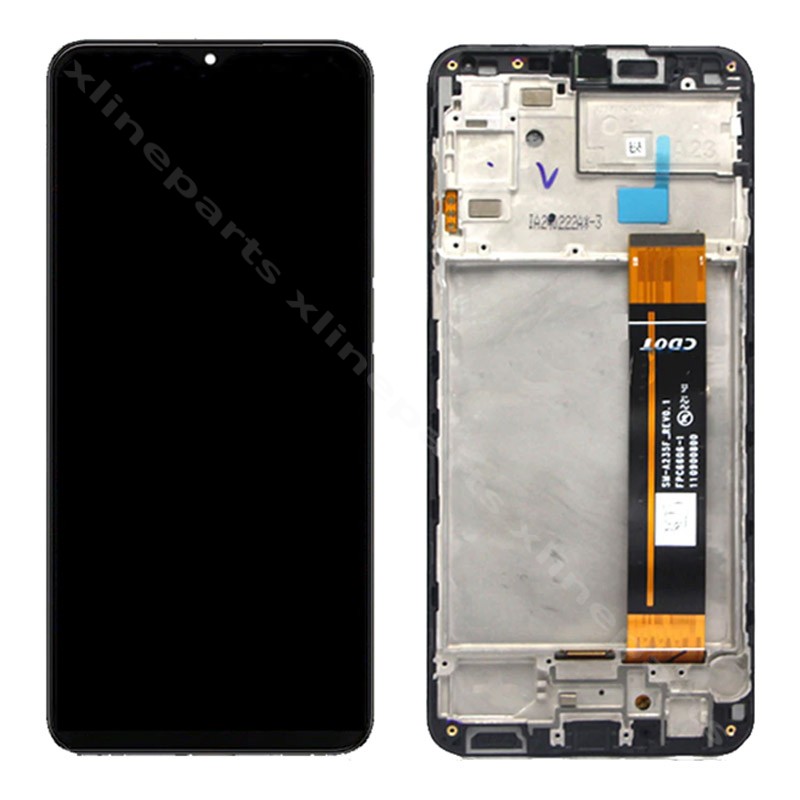 Πλήρες πλαίσιο LCD Samsung A23 4G A235 μαύρο (Πρωτότυπο)