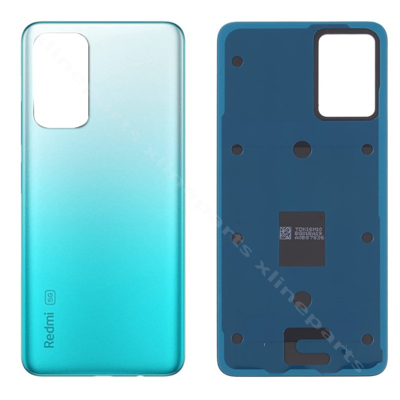 Задняя крышка аккумуляторного отсека Xiaomi Redmi Note 11T синяя OEM