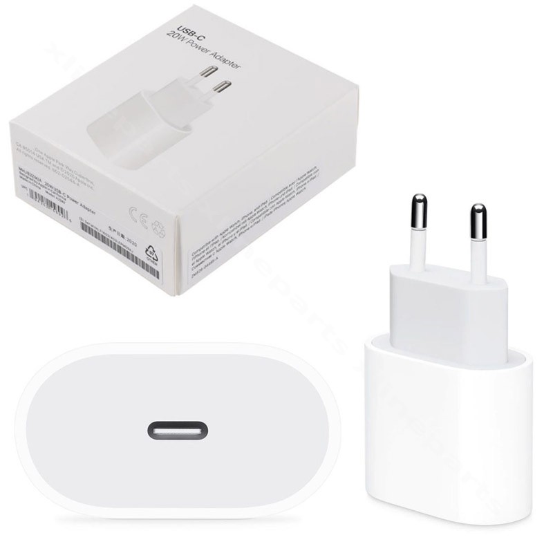 Зарядное устройство USB-C Apple 20W EU белое