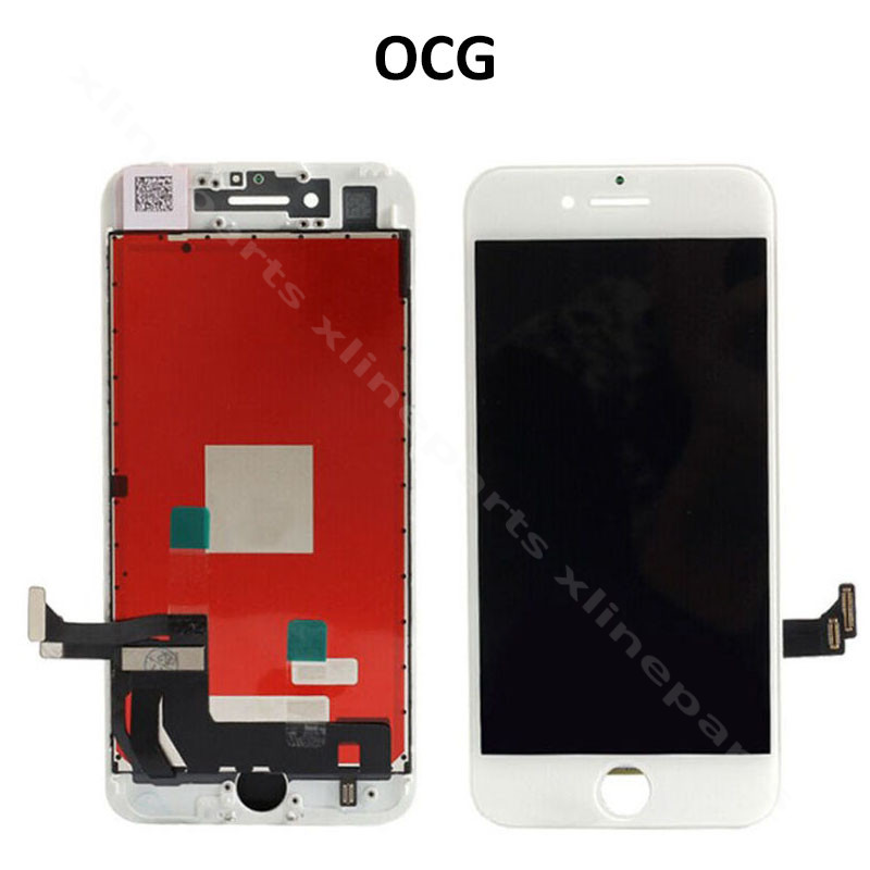 Полный ЖК-дисплей Apple iPhone 8/ SE (2020) белый OCG